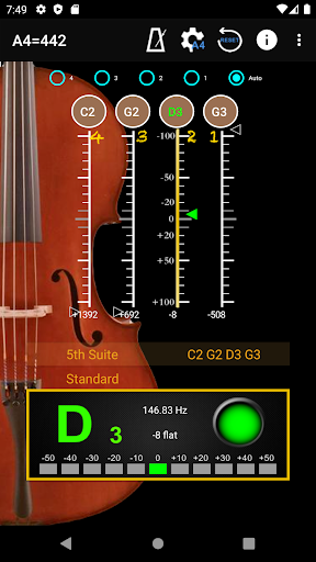 Cello Tuner &  Metronome - عکس برنامه موبایلی اندروید