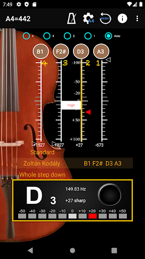 Cello Tuner &  Metronome - عکس برنامه موبایلی اندروید