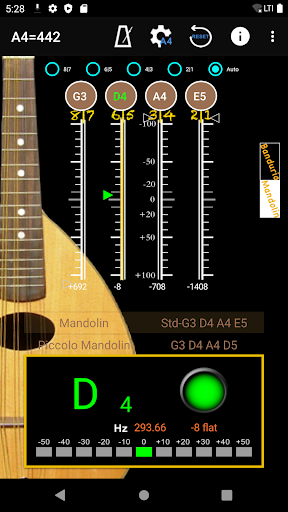 Mandolin Tuner - Mandolin - Image screenshot of android app