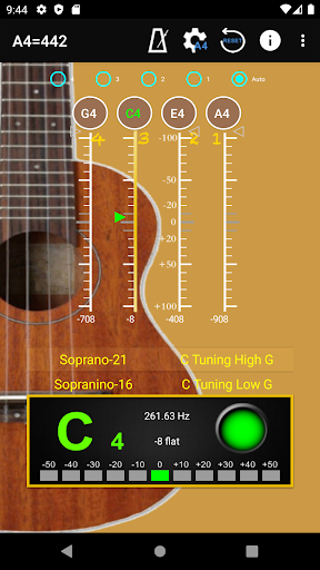 Ukulele Tuner & Metronome - عکس برنامه موبایلی اندروید