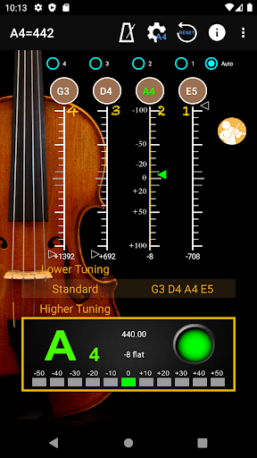 ViolinTuner - Tuner for Violin - عکس برنامه موبایلی اندروید