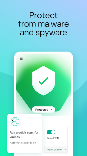 VPN & Antivirus by Kaspersky - Image screenshot of android app