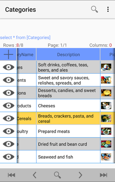 Viewer for MS Access Database - Image screenshot of android app