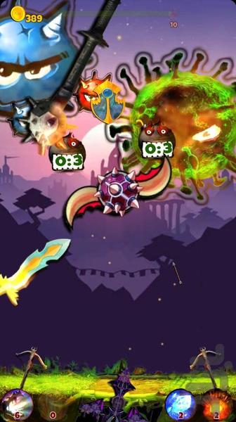 هیولای تاجدار - Gameplay image of android game