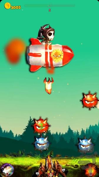 هیولای تاجدار - Gameplay image of android game