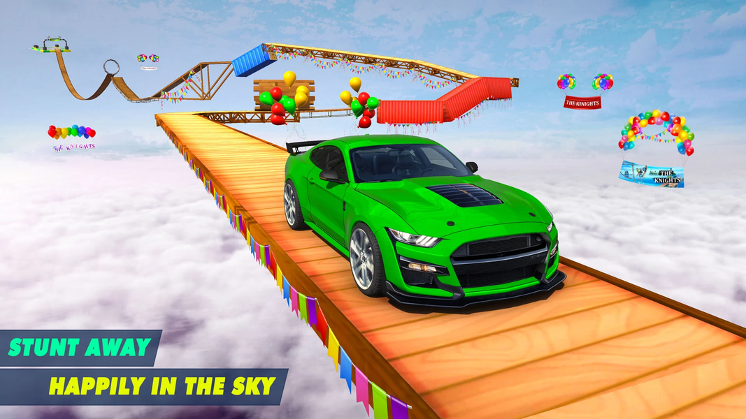 Car Stunt 3D - Ramp Car Games - Gameplay image of android game