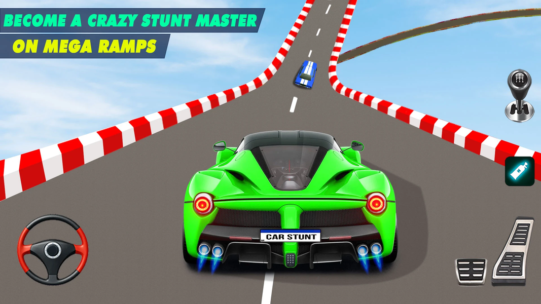 Car Stunt 3D - Ramp Car Games - Gameplay image of android game