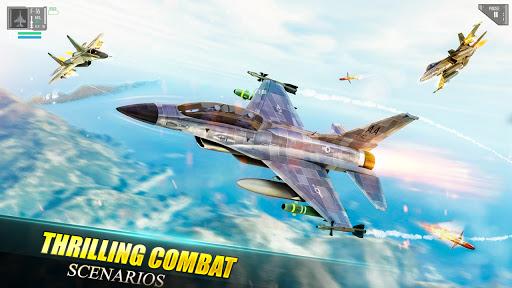 Combat Fighting Airplane Games - Gameplay image of android game