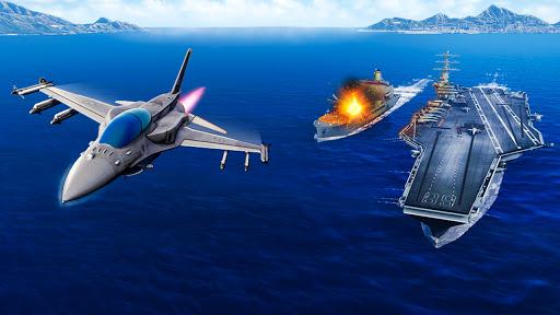 Combat Fighting Airplane Games - Gameplay image of android game