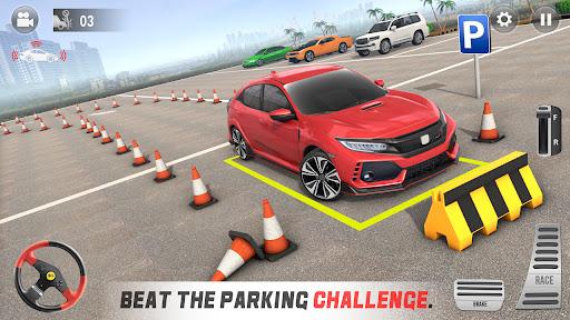 Modern Car Parking 3D Games - Gameplay image of android game