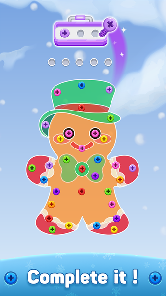 Unscrew Jam: Bolt Screw Puzzle - Gameplay image of android game
