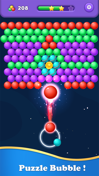 Bubble Shooter Pro Family Game - Gameplay image of android game