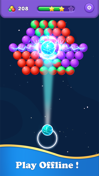 Bubble Shooter Pro Family Game - Gameplay image of android game