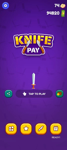 KnifePay Game - Get Cashback - Gameplay image of android game