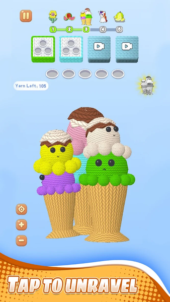 Yarn Adventure: Color Sort ۳D - عکس بازی موبایلی اندروید
