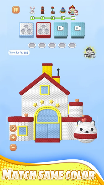 Yarn Adventure: Color Sort ۳D - عکس بازی موبایلی اندروید