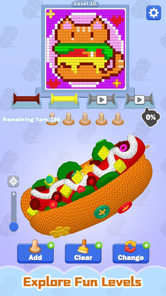 Knit Master ۳D: Wool Sort Game - عکس بازی موبایلی اندروید