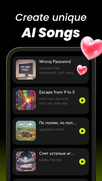 Music AI : AI Song Generator - Image screenshot of android app