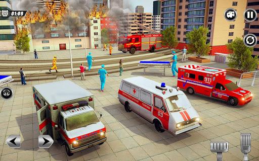 Ambulance Simulator Car Doctor - Gameplay image of android game