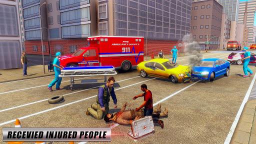Ambulance Simulator Car Doctor - Gameplay image of android game