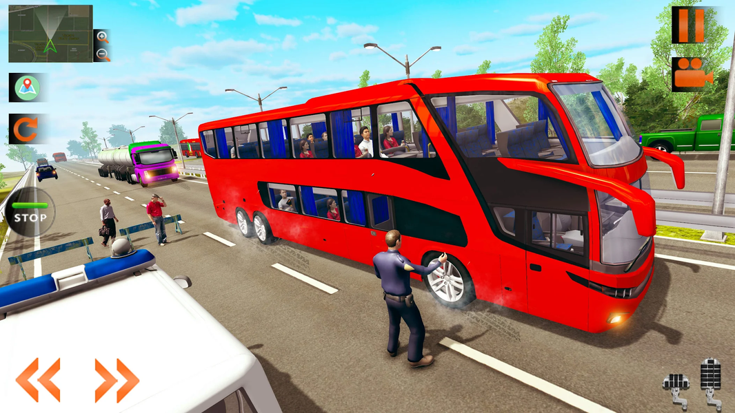 Heavy Coach Bus Simulator 2021 - Gameplay image of android game