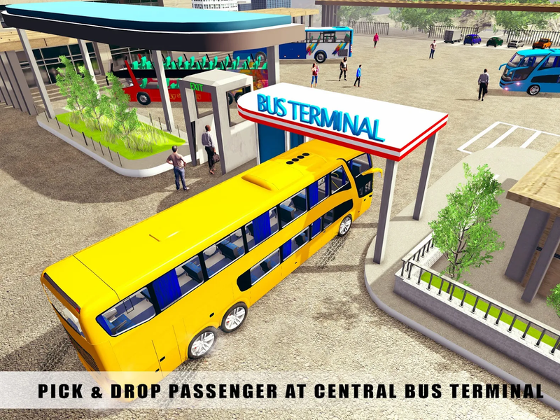 Heavy Coach Bus Simulator 2021 - Gameplay image of android game