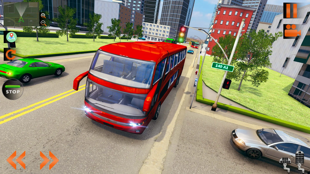 Heavy Coach Bus Simulator 2021 - Gameplay image of android game