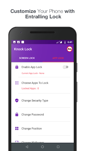 Knock lock screen - Applock - Image screenshot of android app
