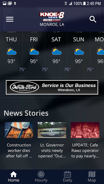 KNOE Weather - Image screenshot of android app