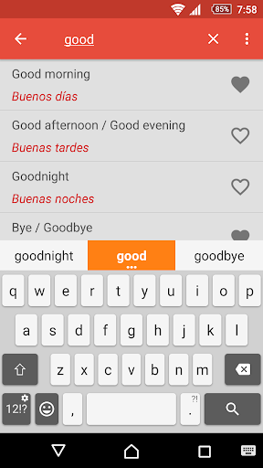 Learn Spanish Phrases - Spanish Phrasebook - Image screenshot of android app