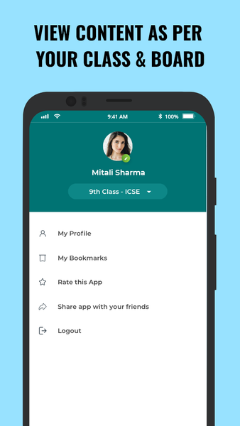 ICSE & CBSE Solutions 6 to 12 - Image screenshot of android app