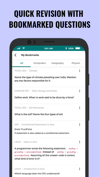 ICSE & CBSE Solutions 6 to 12 - Image screenshot of android app