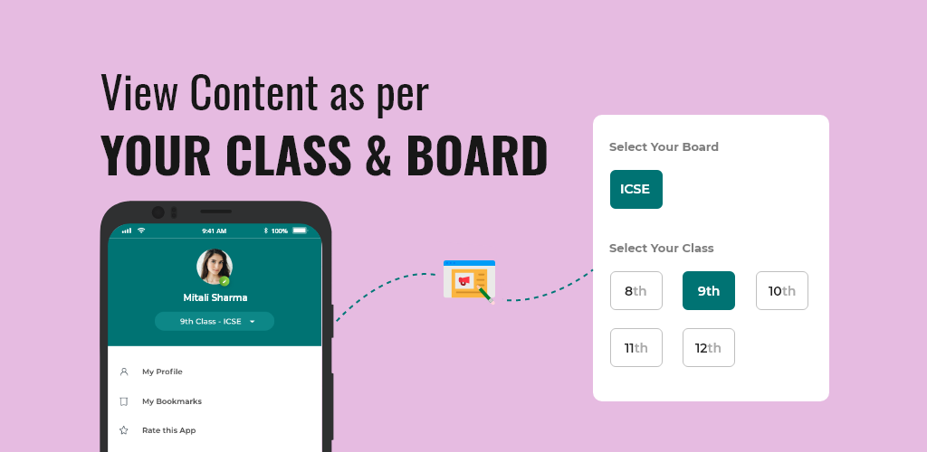 ICSE & CBSE Solutions 6 to 12 - Image screenshot of android app
