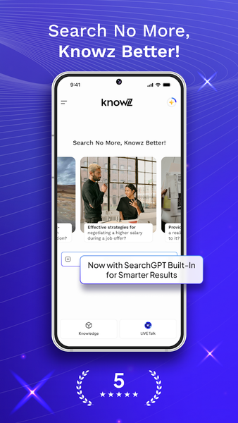 Knowz AI – Smarter Search - Image screenshot of android app