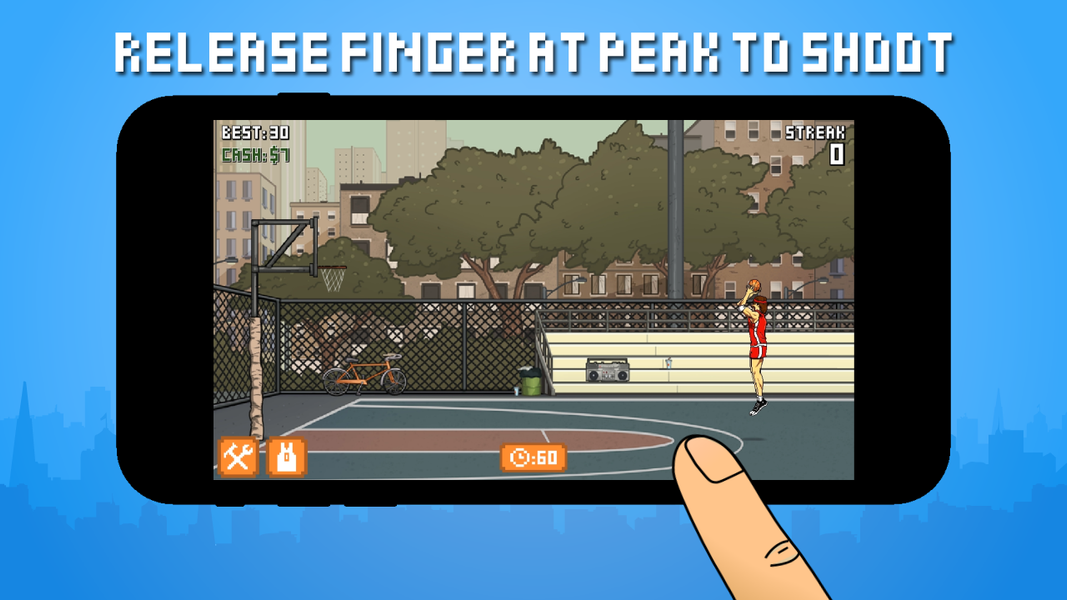 Basketball Time - Gameplay image of android game