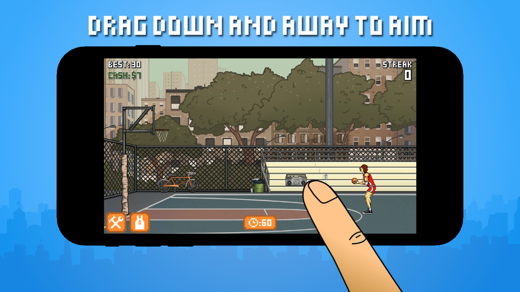 Basketball Time - Gameplay image of android game