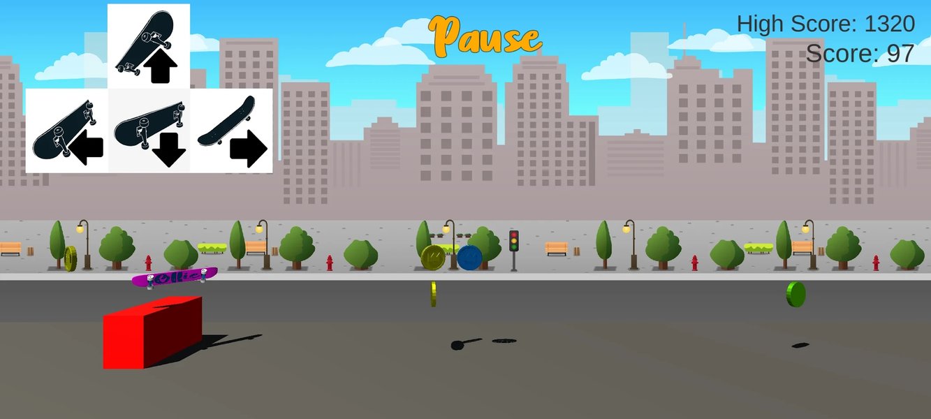 Ollie Game - Gameplay image of android game