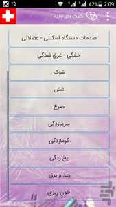 کمک های اولیه - Image screenshot of android app