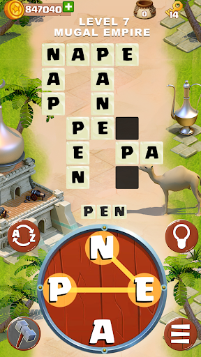 Word King:Word Games & Puzzles - Gameplay image of android game