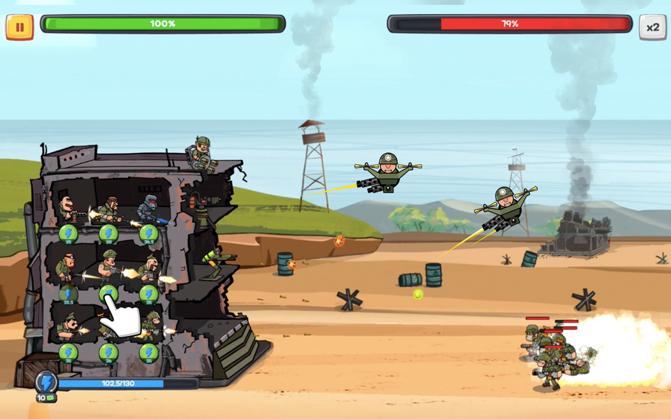 World War Army Defense: TD WW۲ - عکس بازی موبایلی اندروید