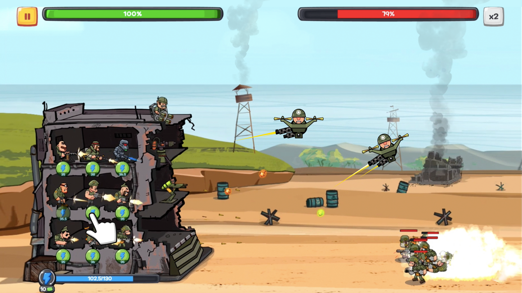 World War Army Defense: TD WW۲ - عکس بازی موبایلی اندروید