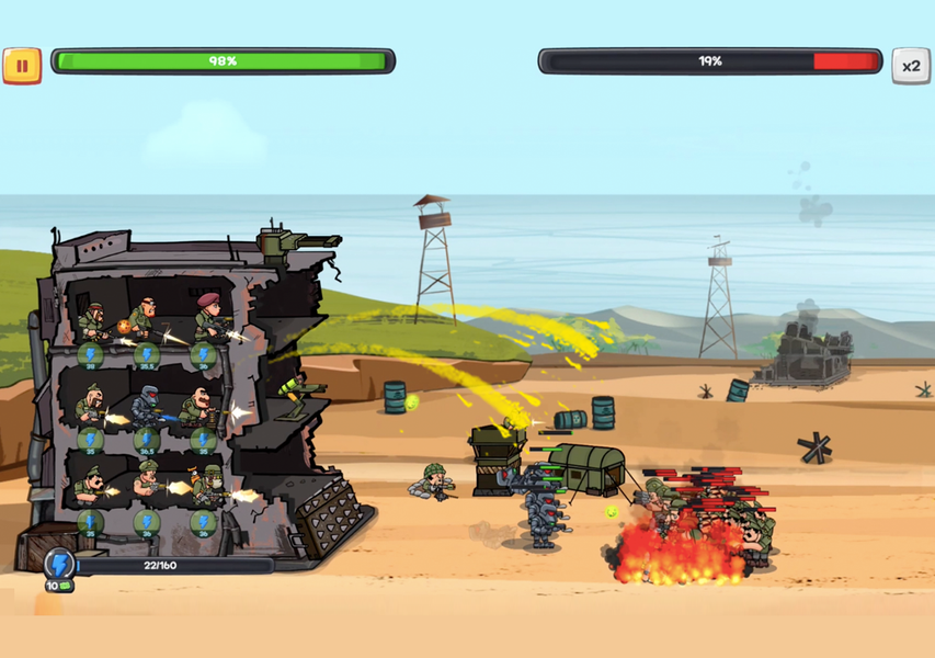 World War Army Defense: TD WW۲ - عکس بازی موبایلی اندروید
