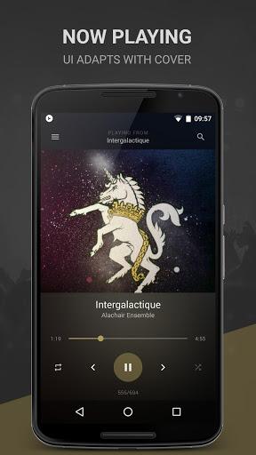 BlackPlayer Music Player - عکس برنامه موبایلی اندروید