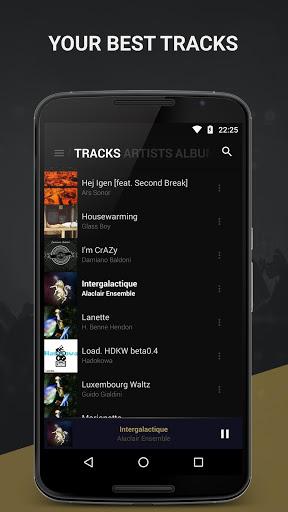 BlackPlayer Music Player - عکس برنامه موبایلی اندروید