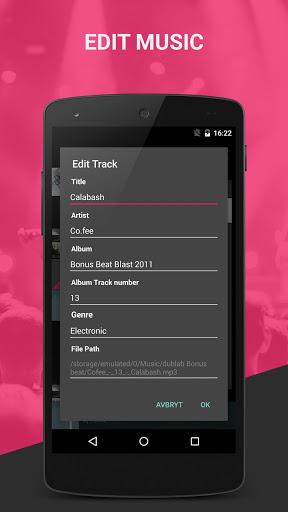 BlackPlayer Music Player - Image screenshot of android app