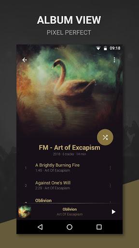 BlackPlayer Music Player - Image screenshot of android app