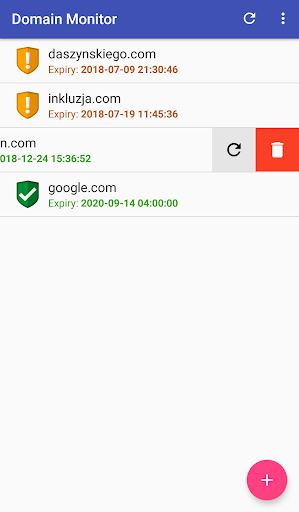 Domain Monitor - Expiry Checker - Image screenshot of android app