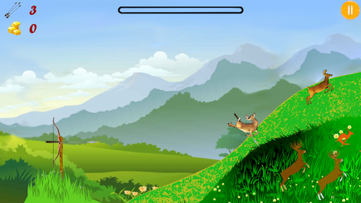 Archery bird hunter - Gameplay image of android game