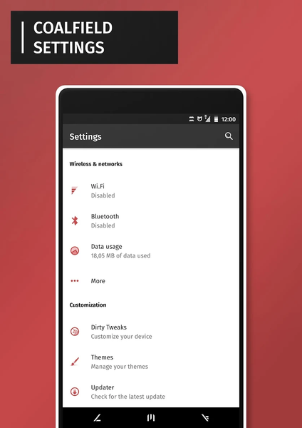 Coalfield Substratum Theme - عکس برنامه موبایلی اندروید