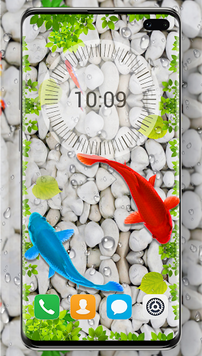 Fish Live Wallpaper 3D Touch - Image screenshot of android app